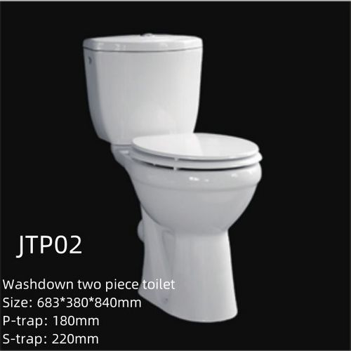 Heavy Duty Floor Standing Two Piece Ceramic Disabled Toilet For Elderly