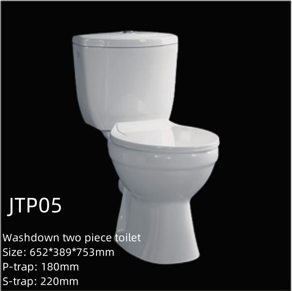 Heavy Duty Floor Standing Two Piece Ceramic Disabled Toilet For Elderly