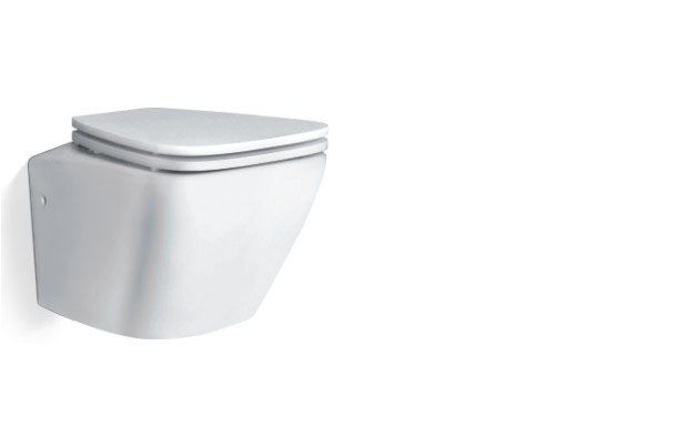 White Ceramic Rimless Apartment Use Wall Hung Ceramic Rimless Toilet