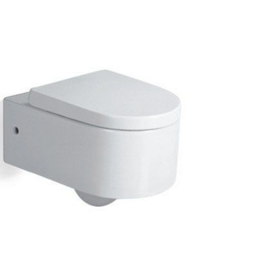 White Ceramic Rimless Apartment Use Wall Hung Ceramic Rimless Toilet