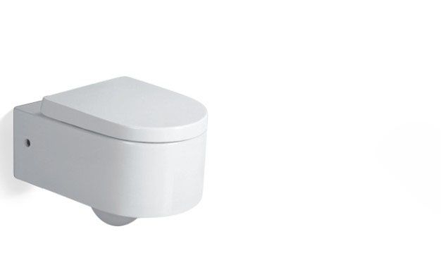 White Ceramic Rimless Apartment Use Wall Hung Ceramic Rimless Toilet