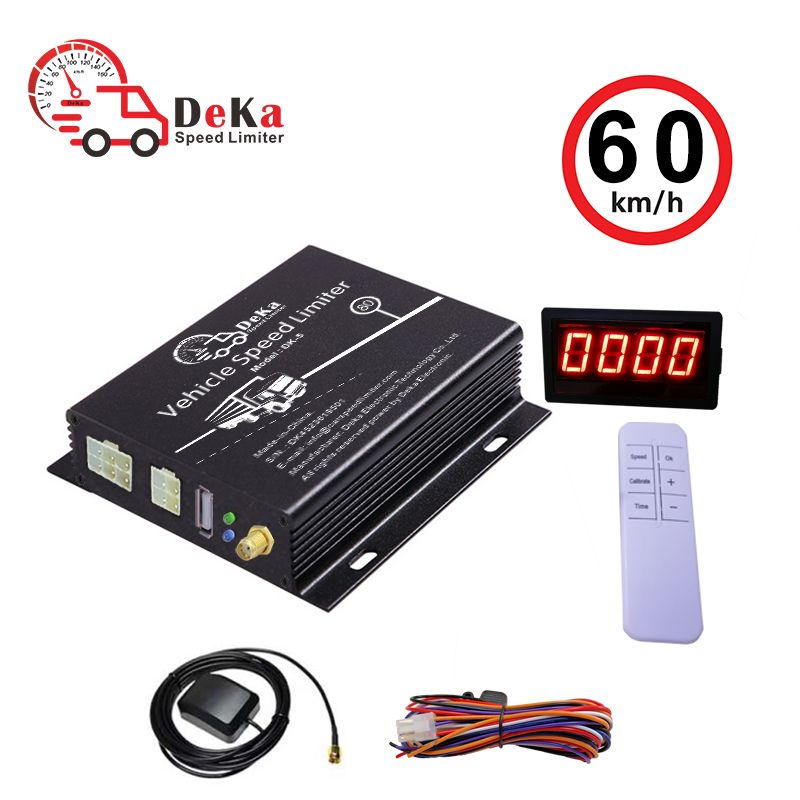 Deka intelligent speed assistance speed limiter device installation for public service vehicle school buses trucks cars