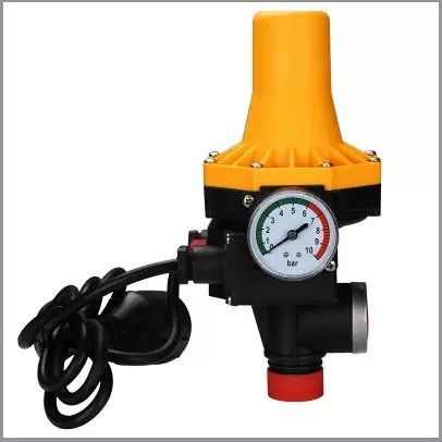 Automatic Water Pump Pressure Controller 220V Electric Control Switch with Pressure Gage