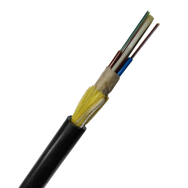 ADSS 12core outdoor FIBER OPTICAL CABLE 80M 120M span overhead optic fiber cable