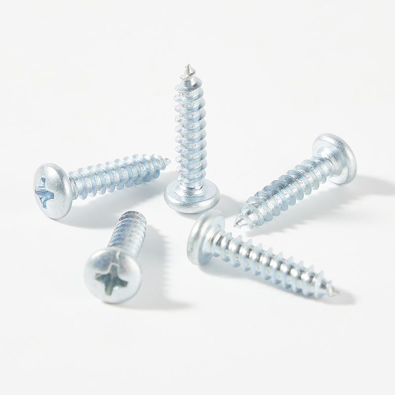 Pan head cross recessed self tapping screw