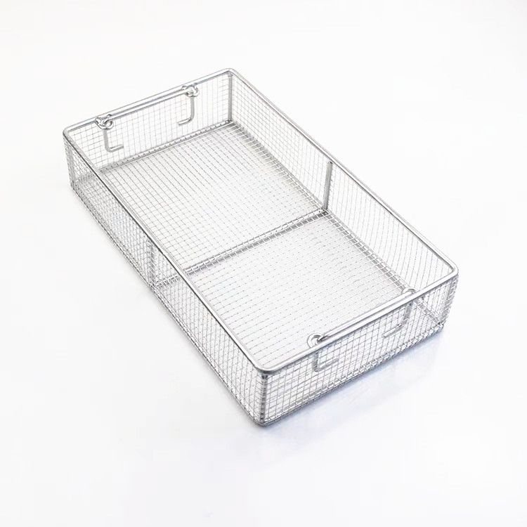 Customized 304 Stainless Steel Medical Disinfection Wire Mesh Basket