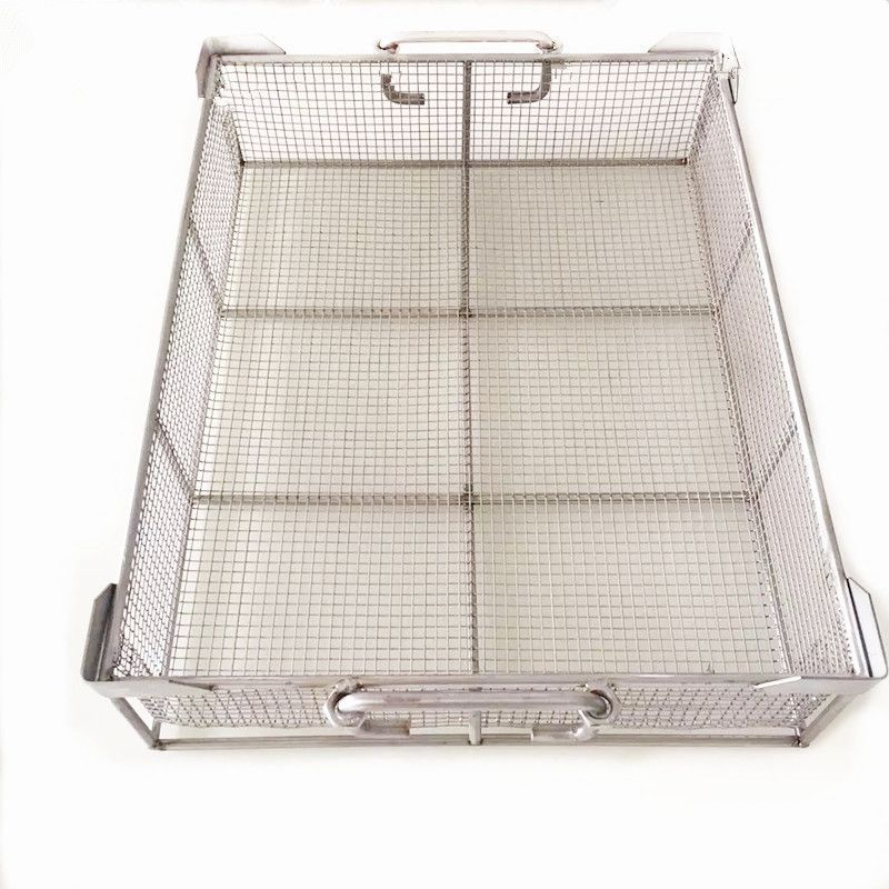 Customized 304 Stainless Steel Medical Disinfection Wire Mesh Basket