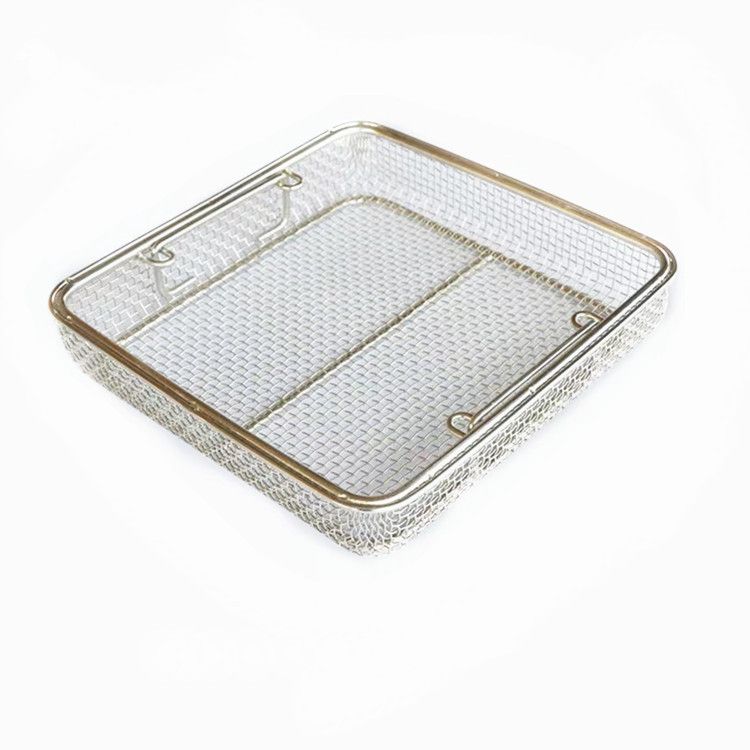 Customized 304 Stainless Steel Medical Disinfection Wire Mesh Basket