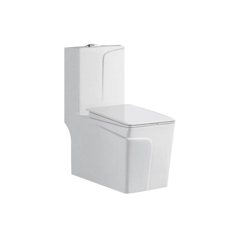 Luxury Design Automatic Wc Washdown One Piece Hotel Floor Mounted Toilet