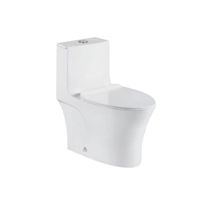 Classic Style Water Closet Wc One Piece Ceramic Flush Toilet Bowl Bathroom