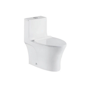 Classic Style Modern One Piece Structure Water Saving Floor Mounted Hotel Ceramic Toilet