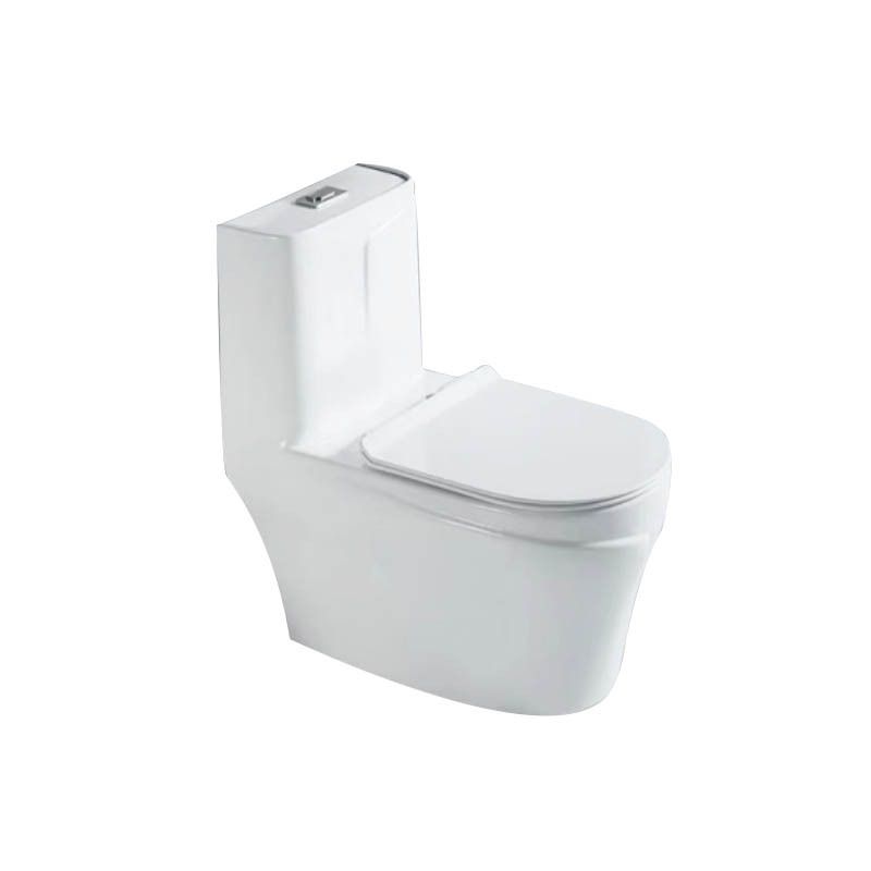 Classic Style Modern One Piece Structure Water Saving Floor Mounted Hotel Ceramic Toilet