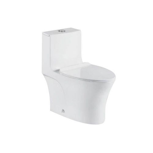 One Piece Wc Integrated Water Saving Floor Mounted Ceramic Flush Hotel Toilet Bowl