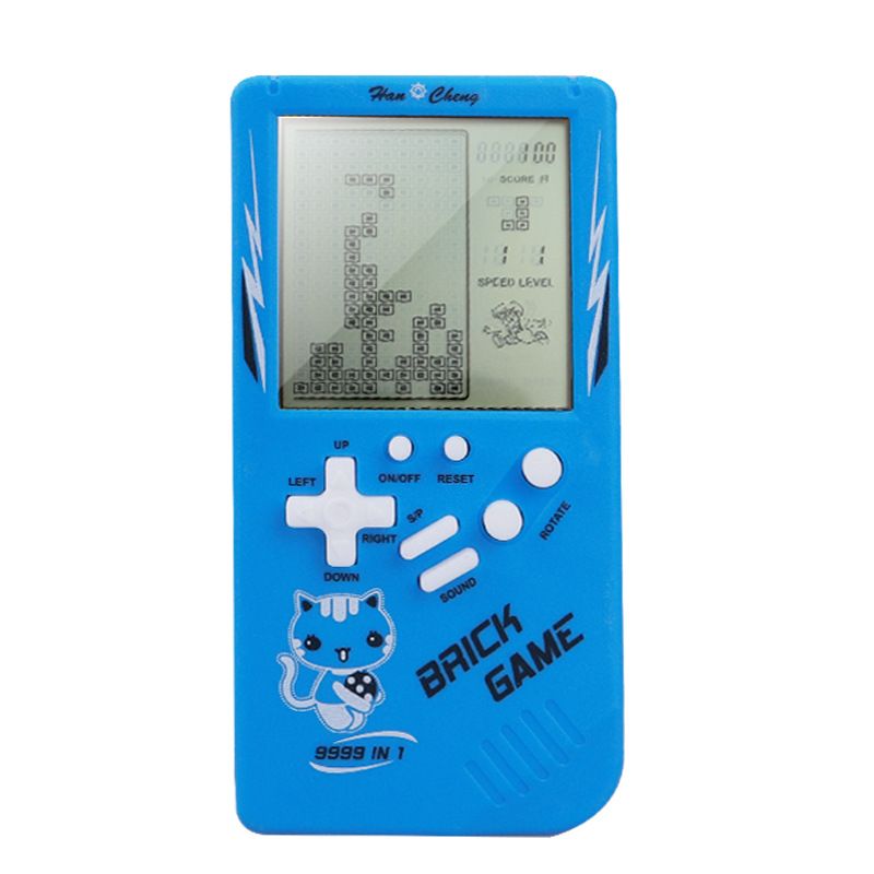 Classic nostalgic large screen eye friendly Tetris game console, children's puzzle electronic toy factory wholesale