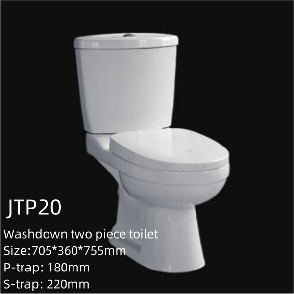 Modern Home Two Piece Bathroom Floor Mounted Toilet Seat For Wholesale