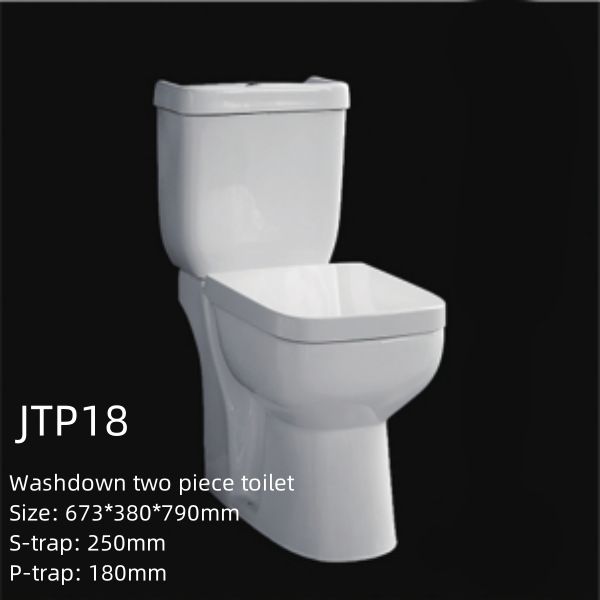 Modern Home Two Piece Bathroom Floor Mounted Toilet Seat For Wholesale