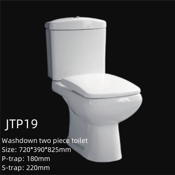 Modern Home Two Piece Bathroom Floor Mounted Toilet Seat For Wholesale