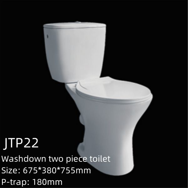 Modern Home Two Piece Bathroom Floor Mounted Toilet Seat For Wholesale