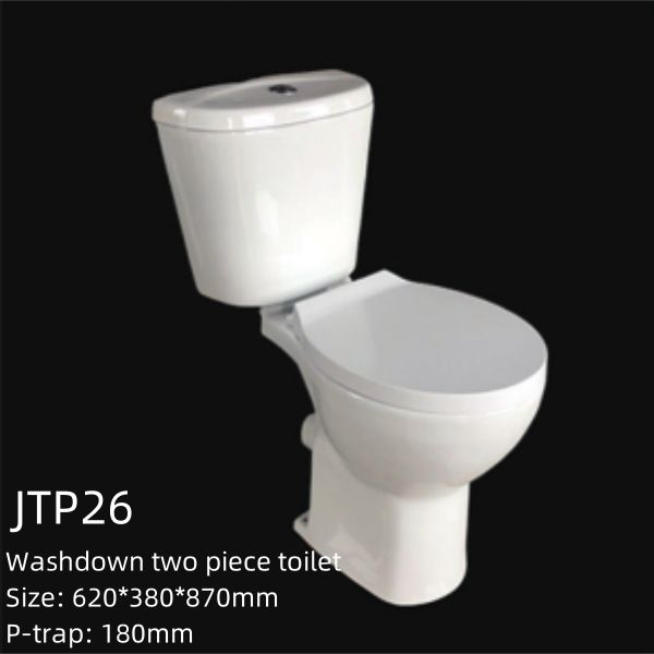 Modern Home Two Piece Bathroom Floor Mounted Toilet Seat For Wholesale