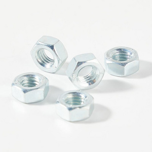 Zinc plated M6 hex nut