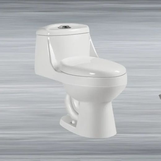 Modern White New Design Rimless Wc Bathroom Ceramic Floor Mounted Toilet