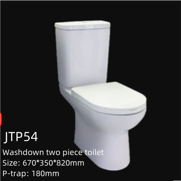 High Quality Two Piece Bathroom Modern Style White Ceramic Two Piece Toilet For Sale