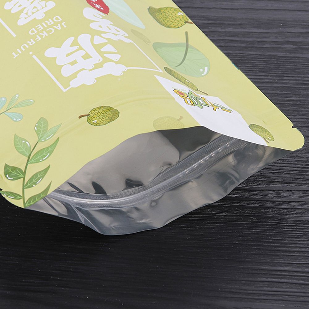 Custom Biodegradable Resealable Zipper Moisture Proof Mylar Packaging Bags With Logo