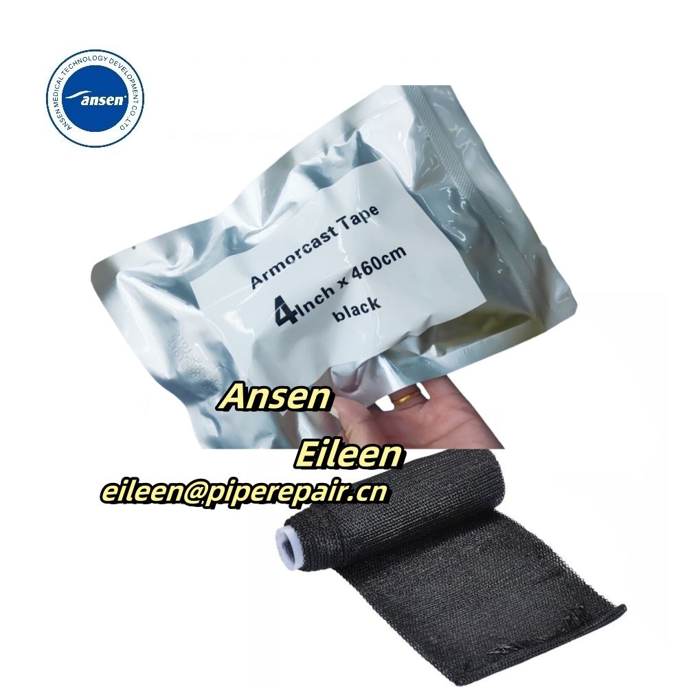 Free Sample Industrial Amor Wrap Fiberglass Sheath Repair Tape Used In Mining Industry