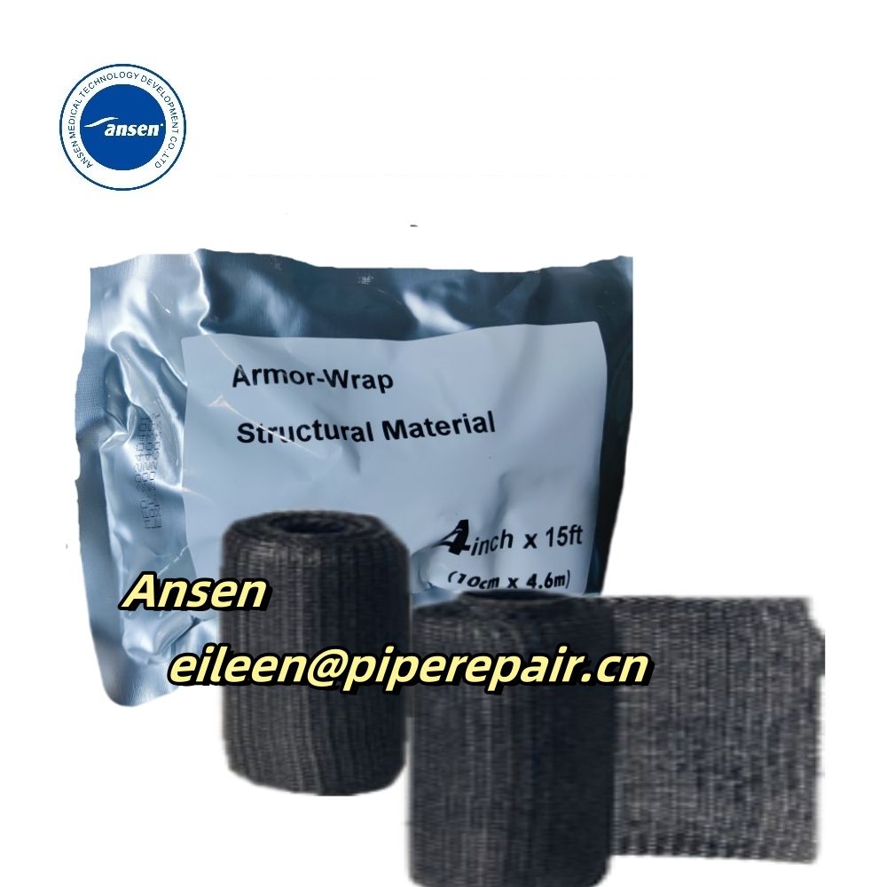 Fiberglass Armor Wrap Tape, Structural Material Repair Bandage For Sheath Repairs