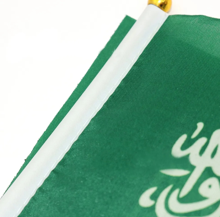 Custom Saudi Arabia Hand Waving Flag For Football Activities