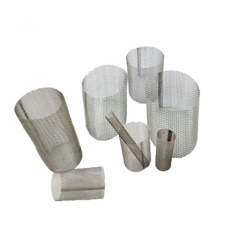 Customized Metal Stainless Steel Woven Wire Mesh Cylinder Filter Tube For Liquid Filtration