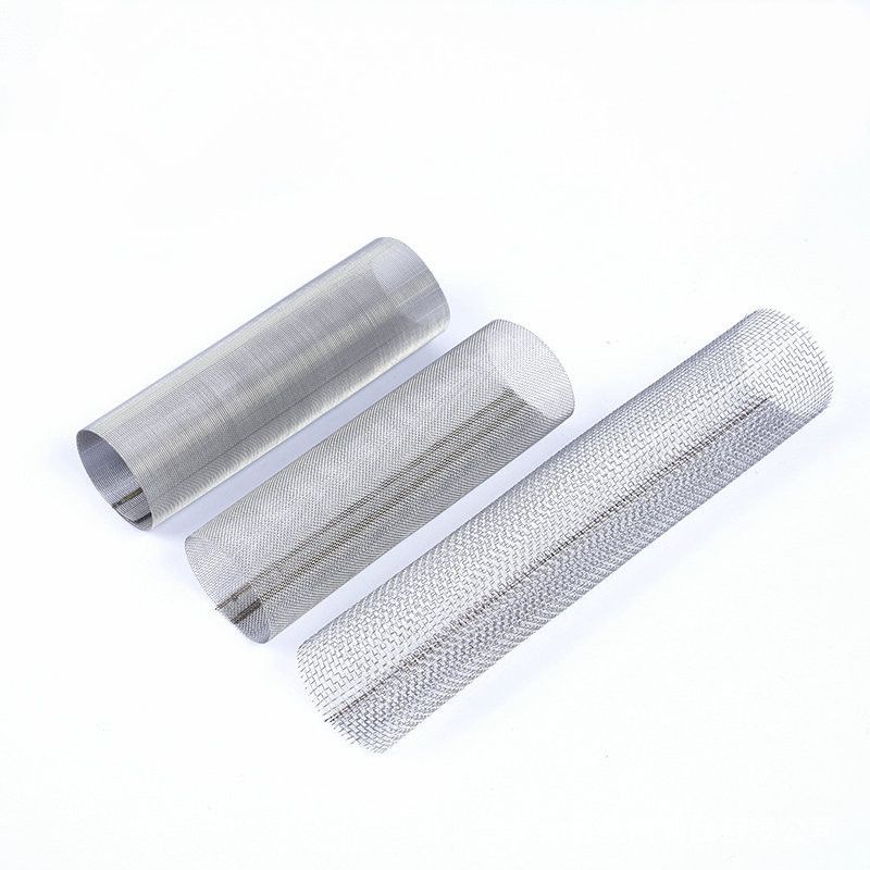 Customized Metal Stainless Steel Woven Wire Mesh Cylinder Filter Tube For Liquid Filtration