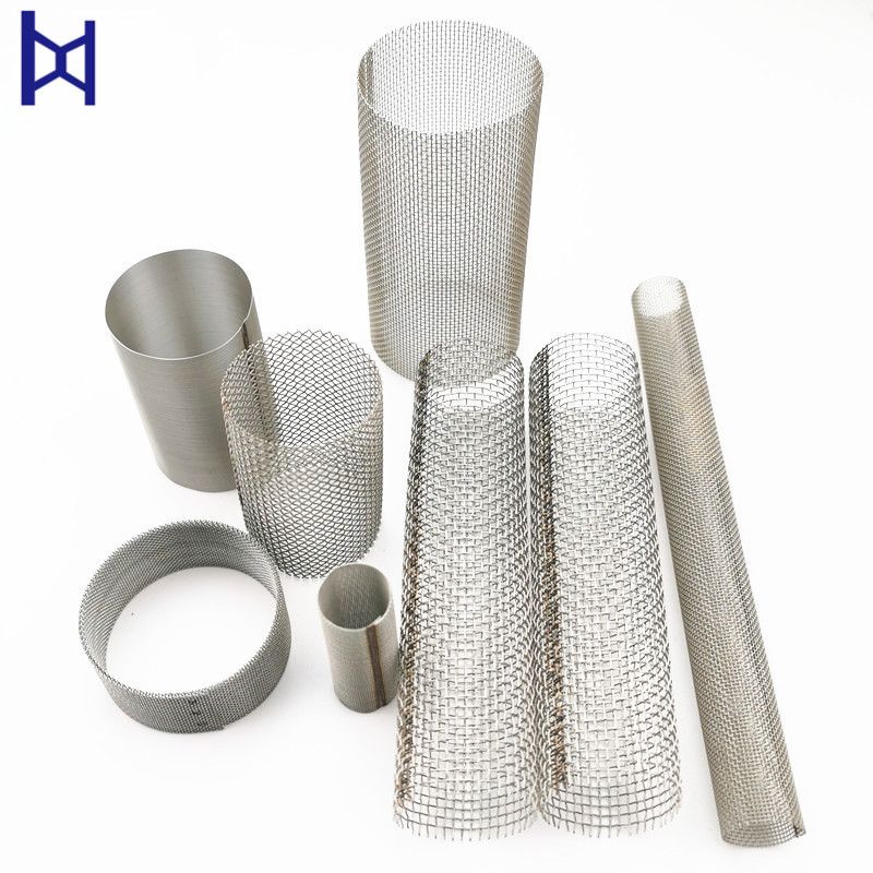 Customized Metal Stainless Steel Woven Wire Mesh Cylinder Filter Tube For Liquid Filtration