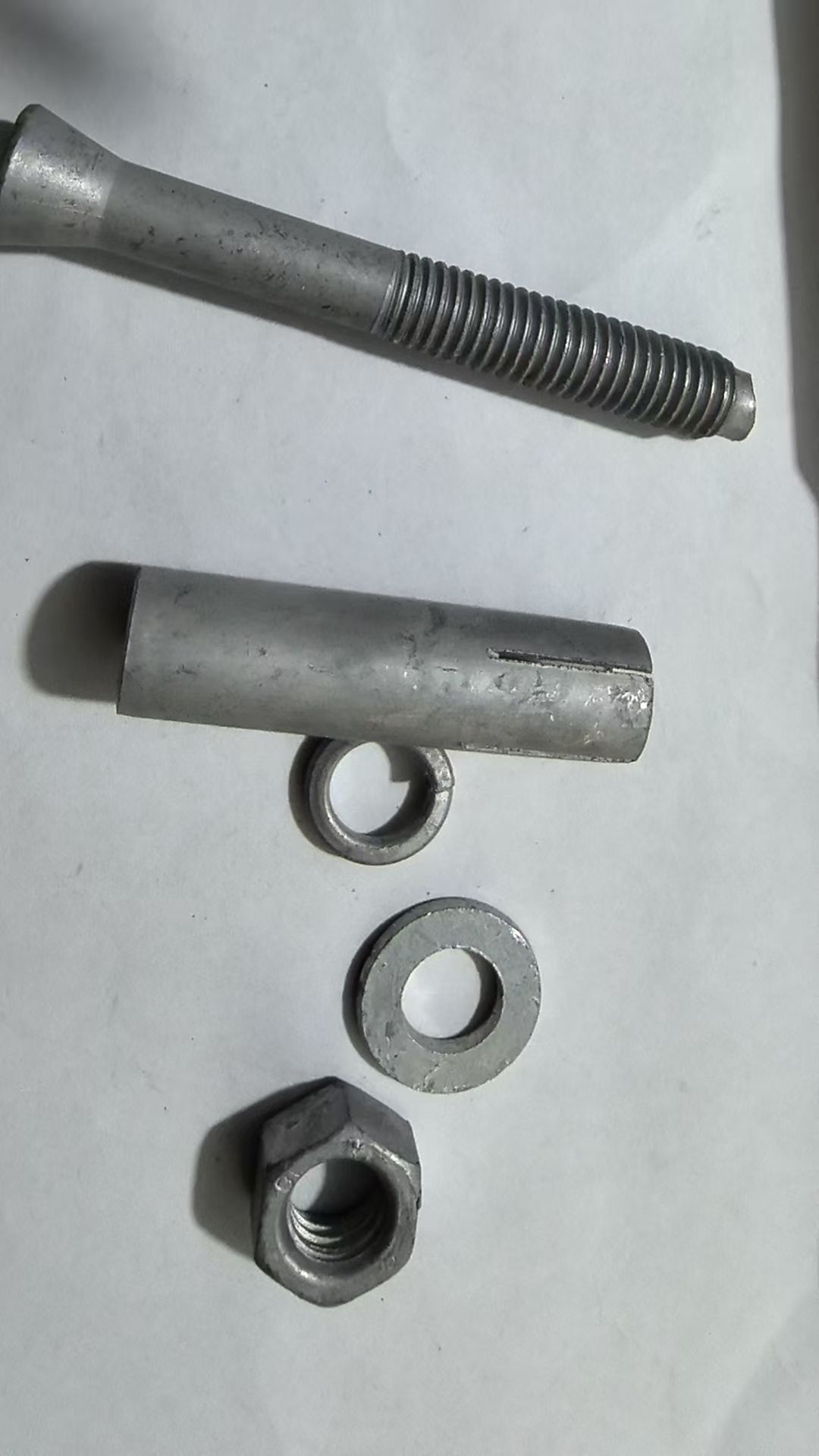 304 316 Stainless Steel External Hex Hexagon Expansion Screw Sleeve Concrete Anchor Bolt