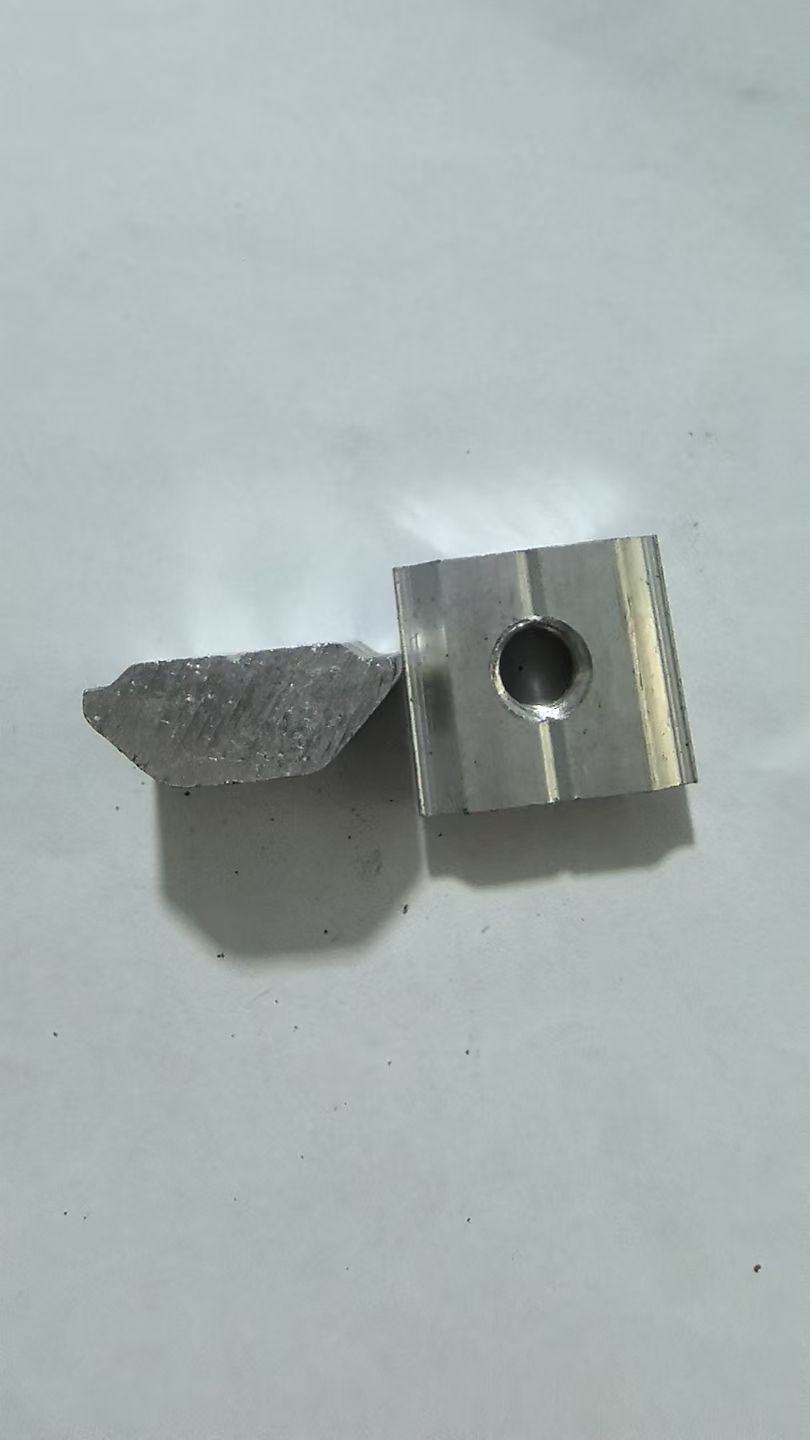 Solar panel photovoltaic bracket side pressing block module middle clamp Photovoltaic aluminum block