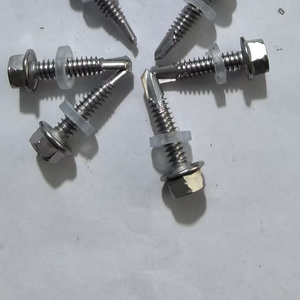 410 stainless steel outer hexagonal self-tapping drill tail wire self-drilling dovetail steel tile drill tail screw