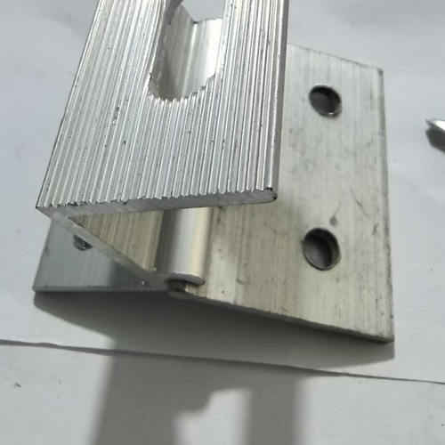 Wholesale Adjustable Aluminum MID Solar End Clamp for Solar Panel Rack system Photovoltaic universal fixture