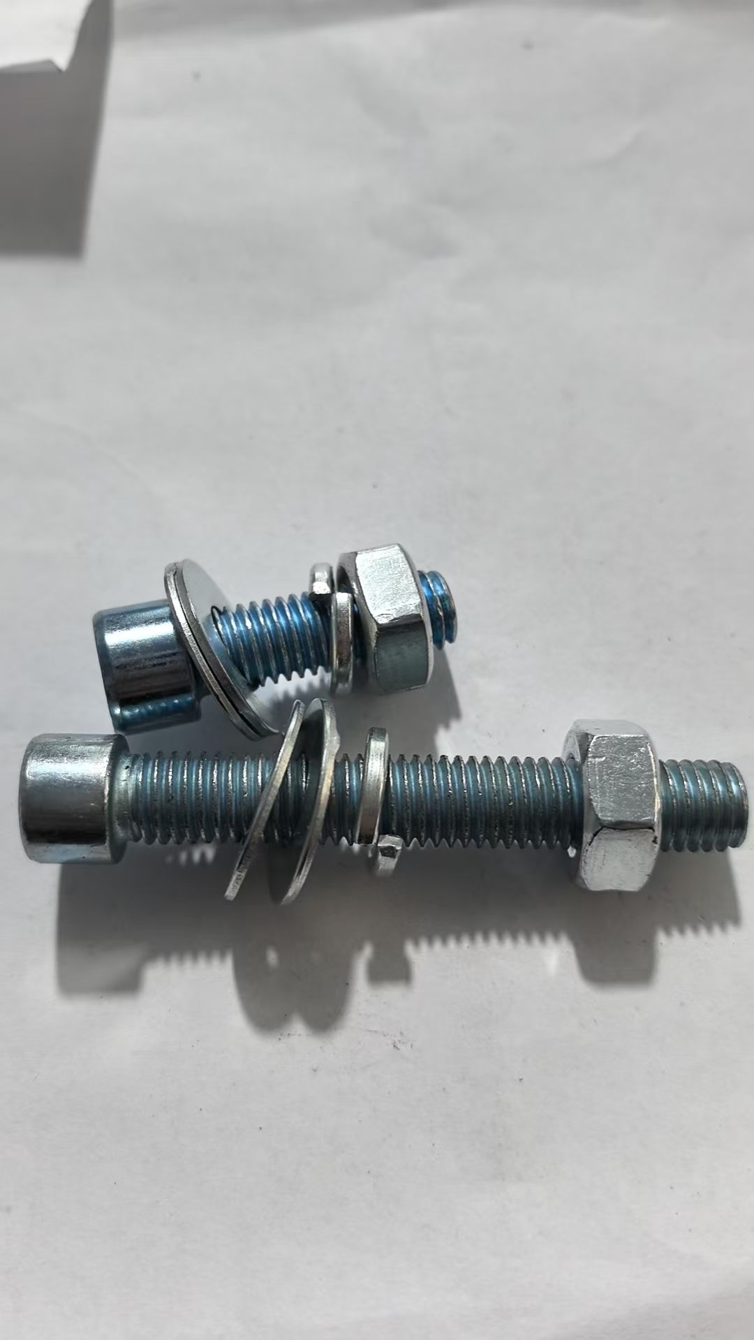 Fastener Hexagon socket bolt M10 galvanized full-thread high standard heavy duty bolt Galvanized hexagon socket screws