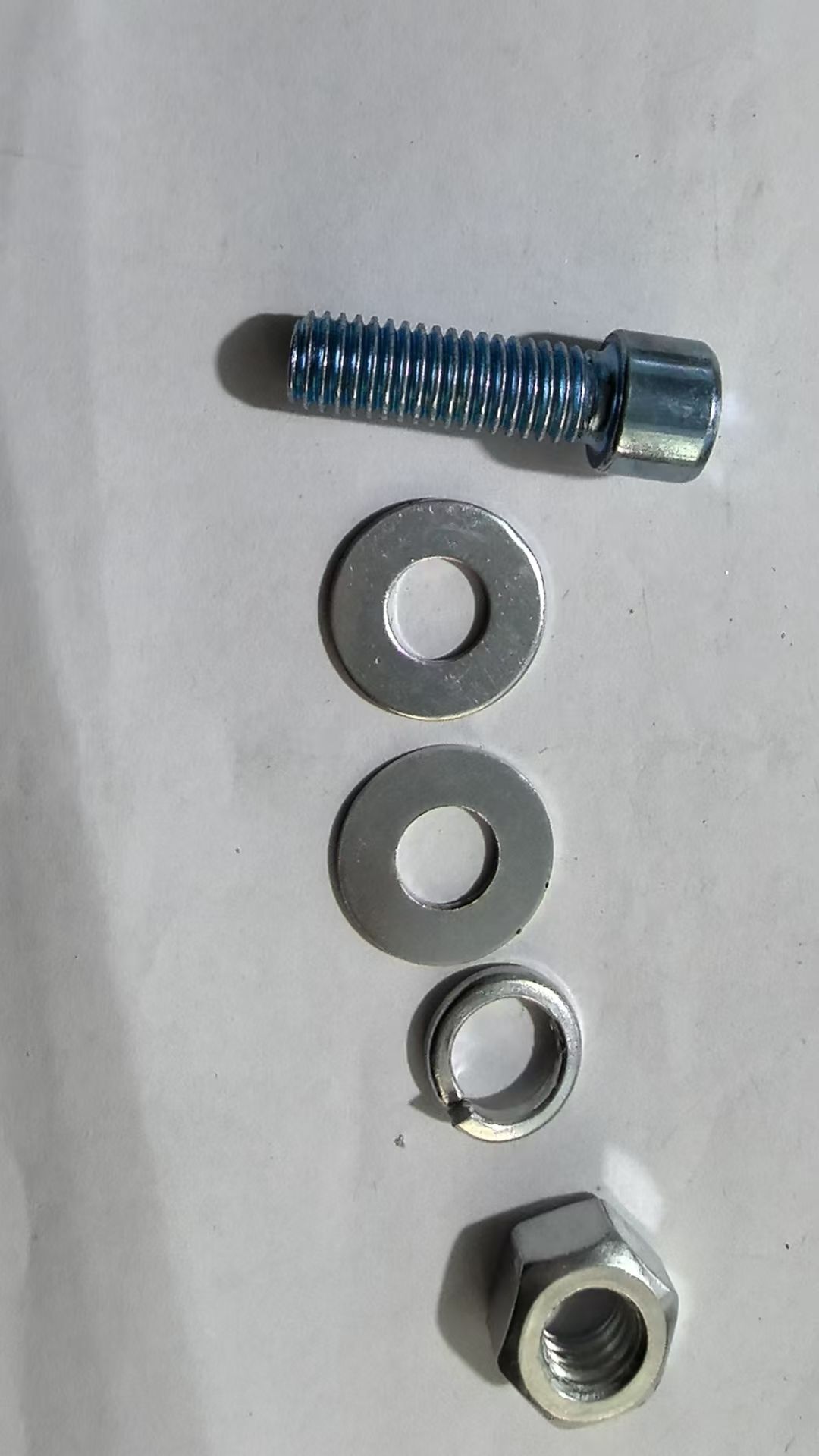 Fastener Hexagon socket bolt M10 galvanized full-thread high standard heavy duty bolt Galvanized hexagon socket screws