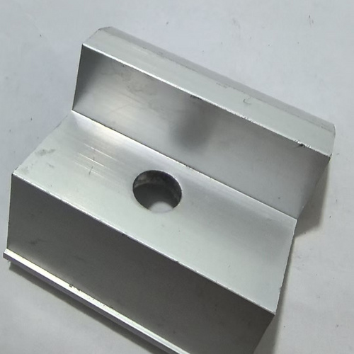 Side pressure solar photovoltaic support guide accessories Aluminum alloy block card Z-type edge pressure