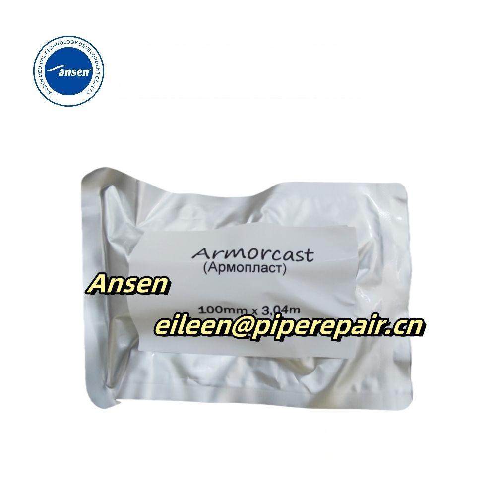 Professional Manufacturer Armored Cast Wrap Tape Ansen Fiberglass Armor Tape For Industrial Electrical