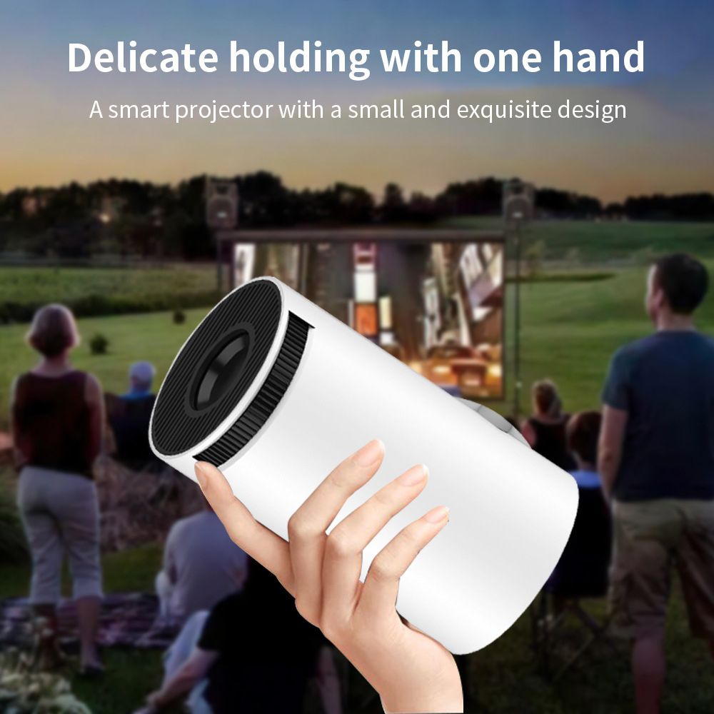 Mini Projector, Support 4K 1080P with Dual-Band WIFI6 5G Wireless 5.0 Bluetooth Android 11, Auto Keystone Correction