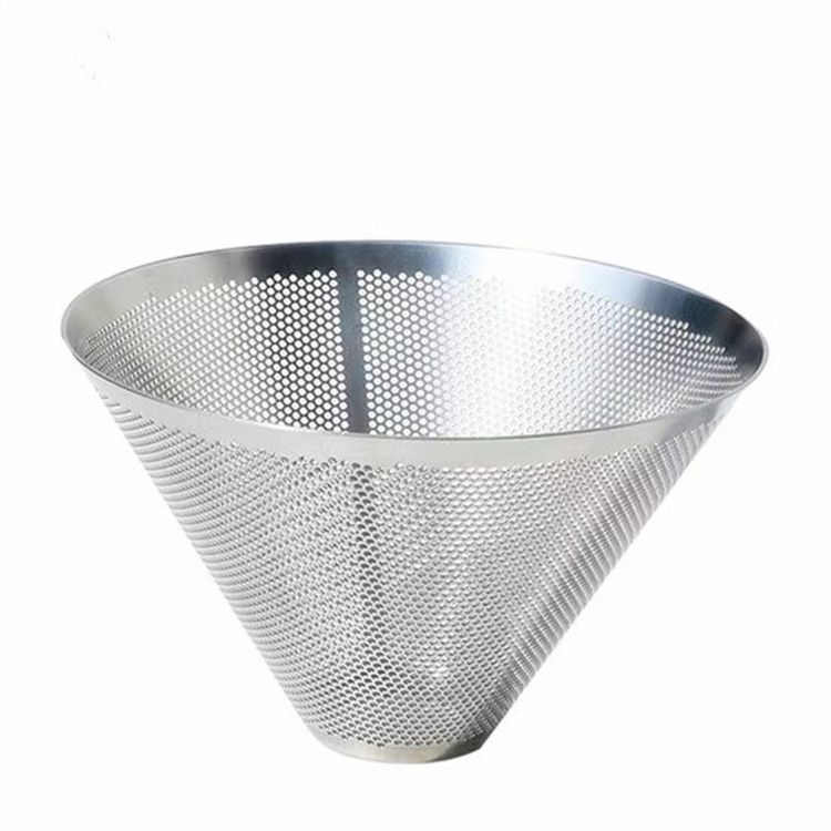 Manufacturer Customized 304 Stainless Steel Perforated Metal Mesh Cone Strainer For Liquid Filtration