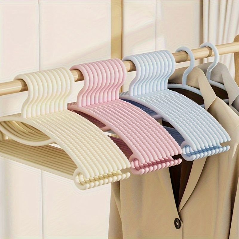 Household Plastic clothes hangers non-slip clothes hangers and clothes supports, wholesale semicircular thickened clothes dryin