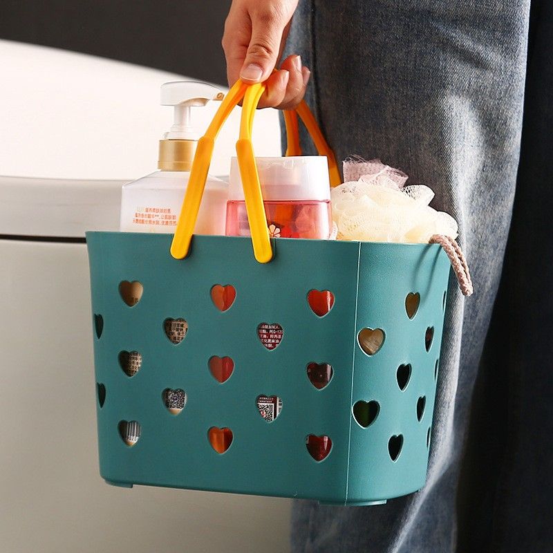 Portable bath basket student bath basket toiletries storage basket toiletries basket large dormitory