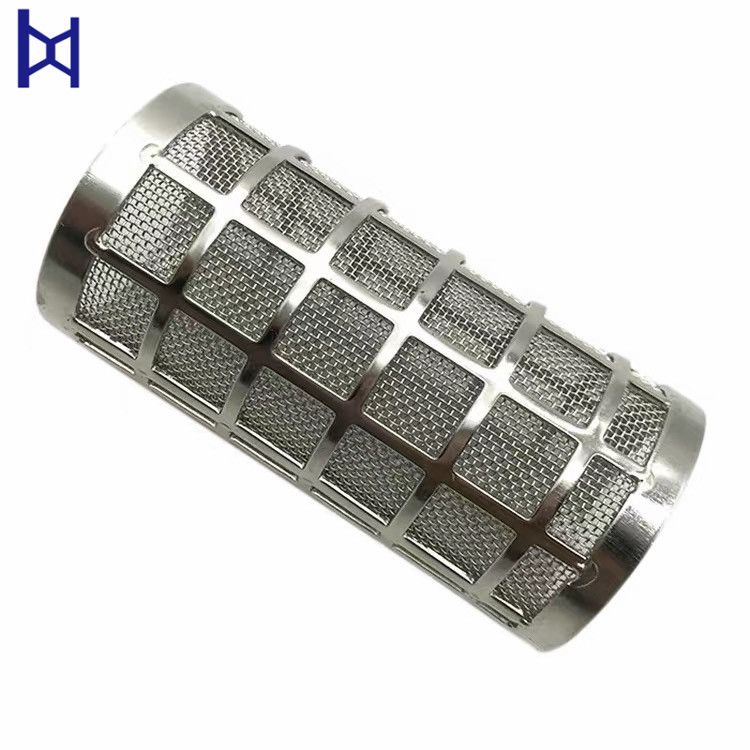 Custom Shape 304 316 Stainless Steel Cylinder Mesh Screen Filter Tube woven wire mesh strainer filter tube