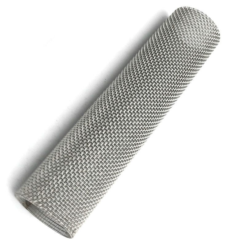 Custom Shape 304 316 Stainless Steel Cylinder Mesh Screen Filter Tube woven wire mesh strainer filter tube