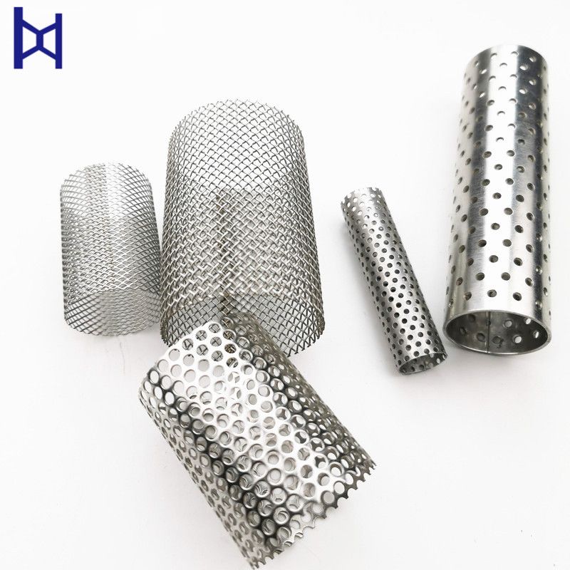 Custom Shape 304 316 Stainless Steel Cylinder Mesh Screen Filter Tube woven wire mesh strainer filter tube