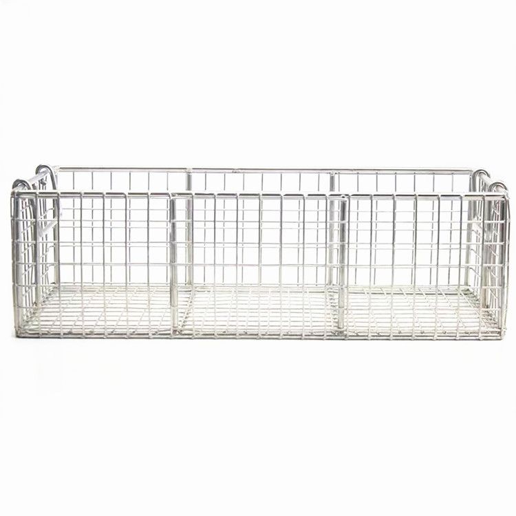 Hot Selling Stainless Steel Wire Mesh Medical Sterilization Basket For Disinfection Cleaning