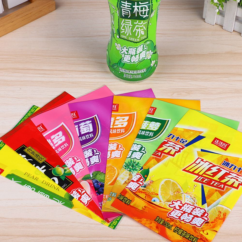 High Quality Print PET PVC Plastic Heat Wrap Shrink Sleeve Label Film For Drink Bottles